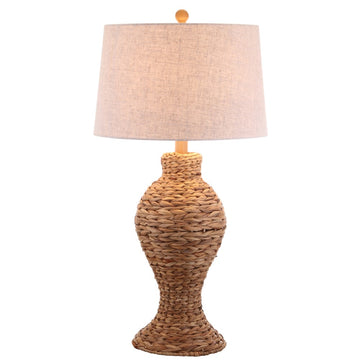 Elicia 31" Seagrass Weave LED Table Lamp - JONATHAN Y